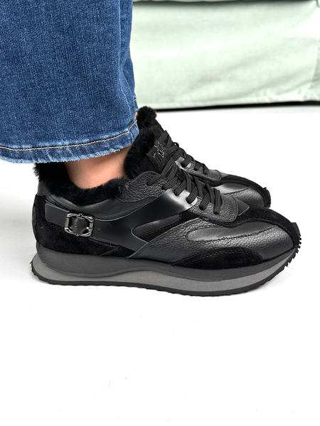Кроссовки зимние NilaNila NO9451M NERO